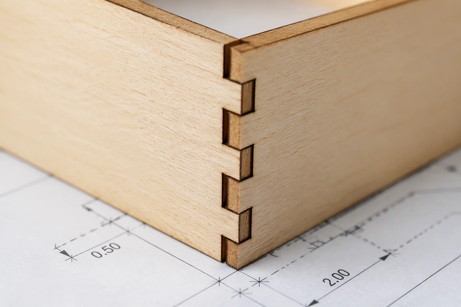 Corner Joint Clearances test-piece illustration