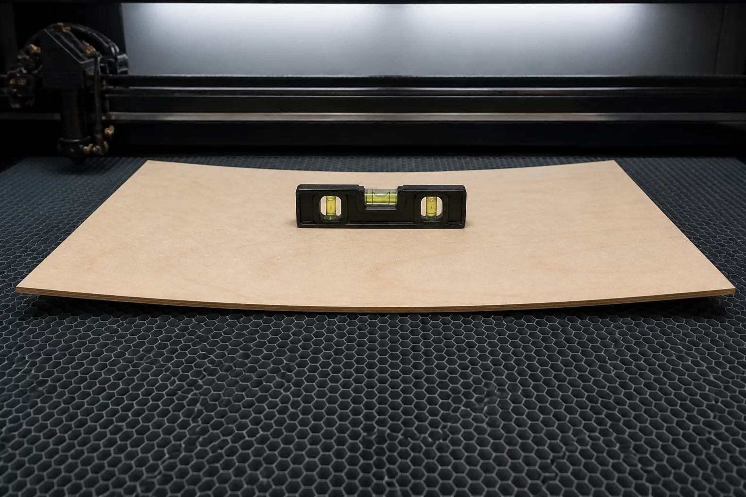 Material Moisture And Warping test-piece illustration