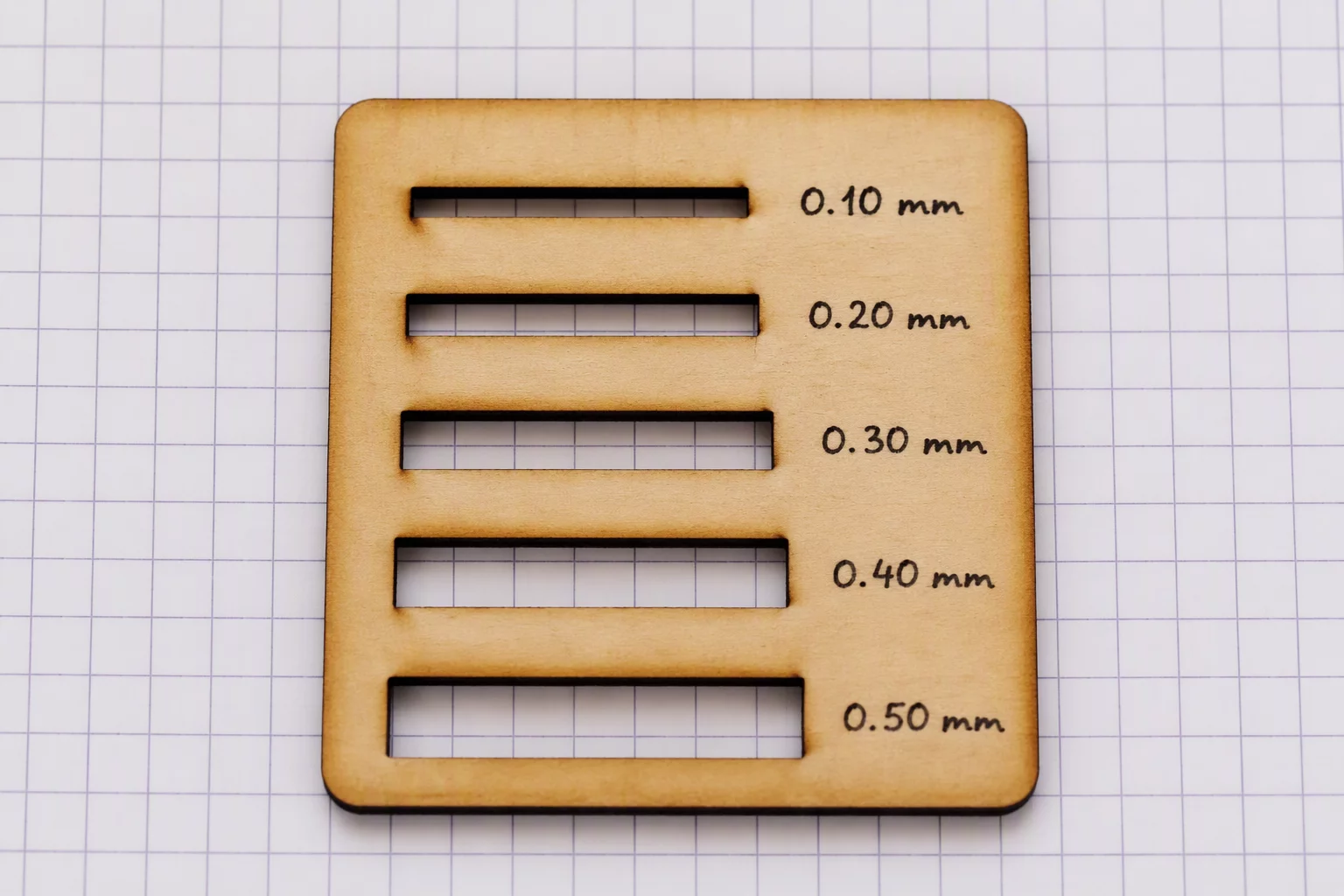 One Slot, Five Widths