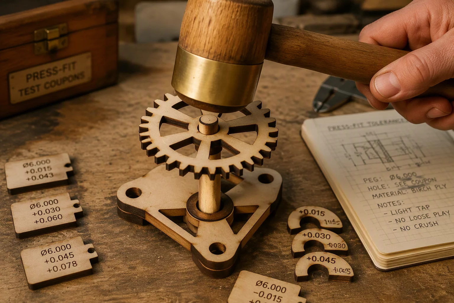 Press Fit Tolerances test